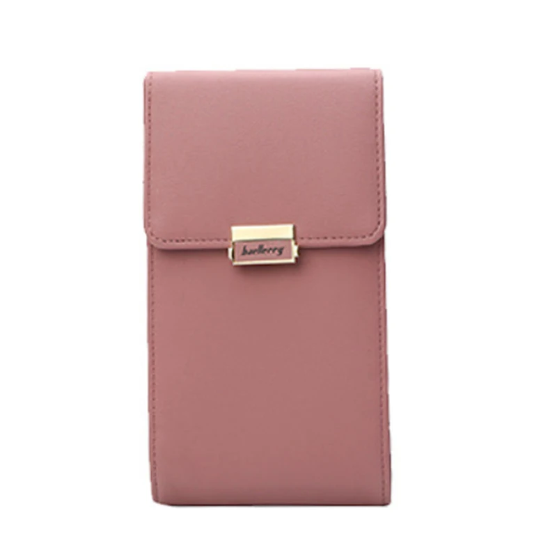 

Women's wallet solid color small diagonal bag Multi-function buckle in the long paragraph clutch bag purse female