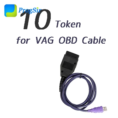 VAG OBD вспомогательный кабель V1.0.0 take Data Online поддержка MQB все ключи потеряны на английском языке версия получить 1 жетон бесплатно - Цвет: 10 Token