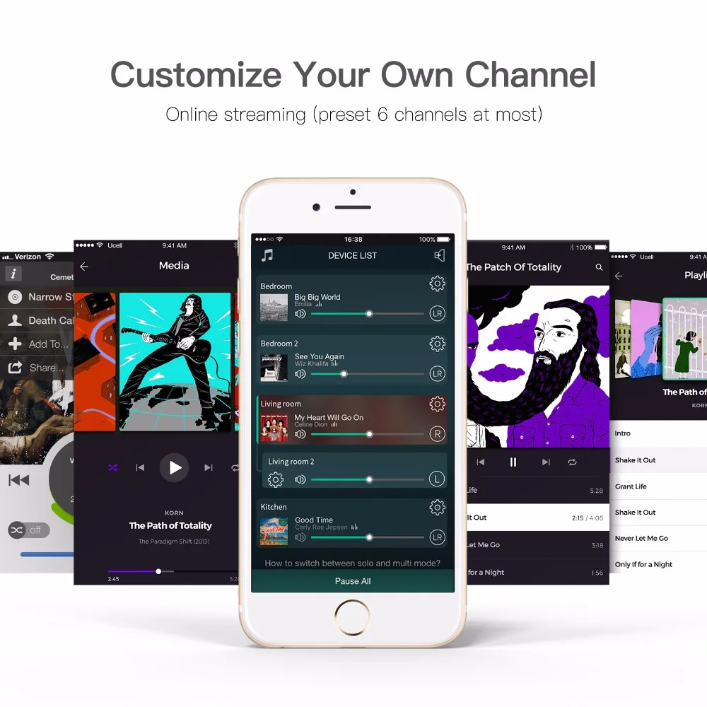Comprar GGMM E5 Altavoz Bluetooth WiFi altavoz inalámbrico 20W portátil con graves para iPhone Android soporte de ordenador AirPlay DLNA Spotify