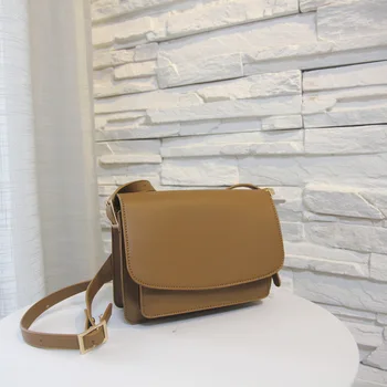 

2019 Women Handbags New PU Leather Vintage Solid Brown Crossbody Flap Bag Female Casual Messenger Shoulder Bags