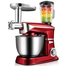 1300 Вт миксер для теста для хлеба, яиц, блендер, Л., кухонная подставка, миксер для молочного коктейля/торта, машина для замеса теста, мясорубка