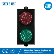 8 дюймов 200 мм светодиодный трафик светильник красный зеленый светофоры 220V светодиодный светильник
