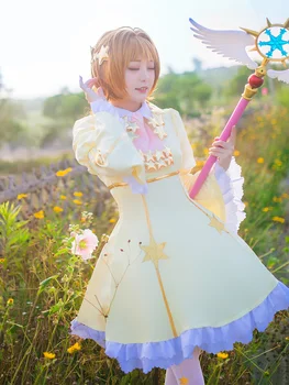 

2018 Sakura Card Captor A Full Day Of Stars Uniforms Cosplay Costume Free Shipping