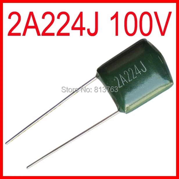 Купить 2a224j 100 в 0,22 мкф 220nf полиэстер конденсатор в интернет ...