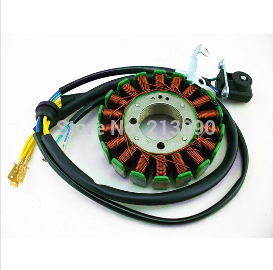 Magneto Stator 18 Pole Coil 5 Wire 200C 250CC CG Bashan ... 5 wire stator magneto wiring diagram 