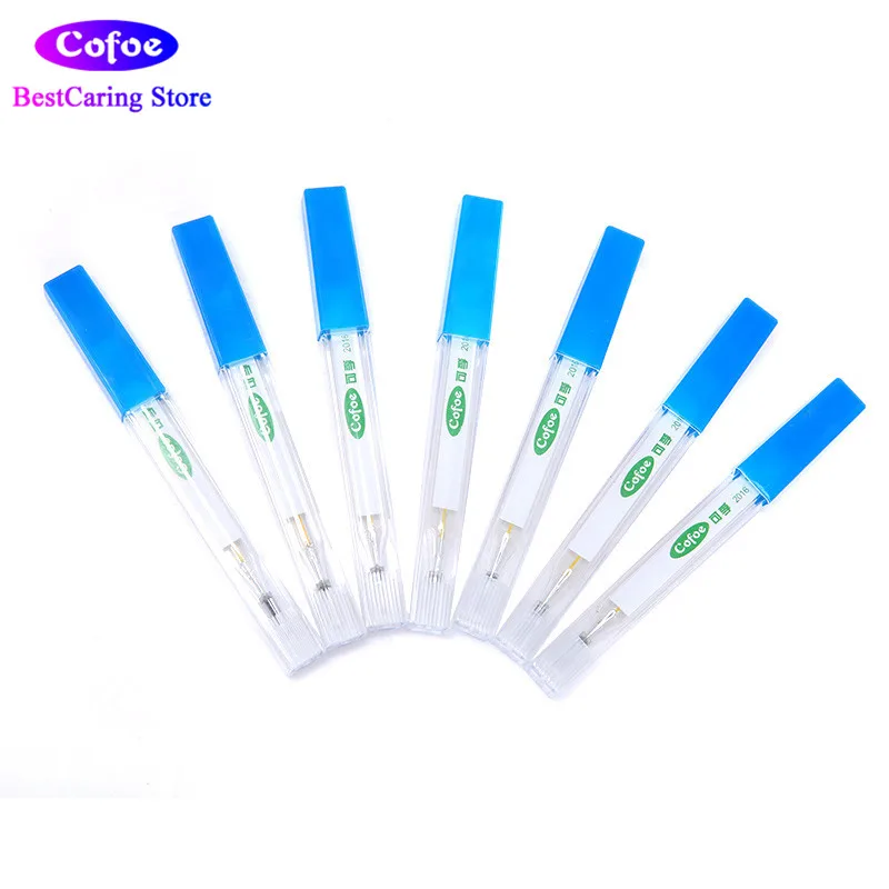 100PCS Mercury Glass Thermometer Medical Fever Mercurial Thermometer