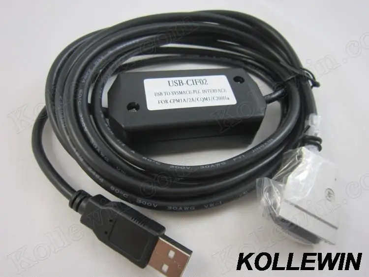 FOR CQM1-CIF02 programmer cable PLC CPM1//CPM1A//2A//CQM1//C200HS//C200HX//HG//HE//SRM1