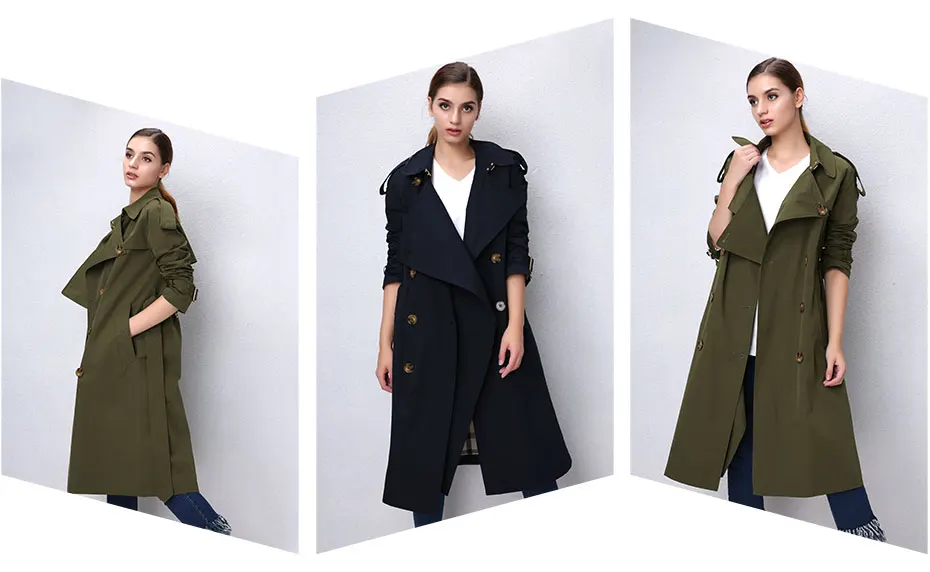 Double Breasted trench coat  (4)