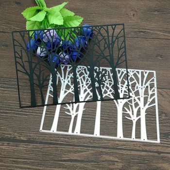

Nice Tree Cutting Dies background Metal Cutting Dies Stencils For Card Making Decorative Embossing Suit Paper Cards Stamp DIY