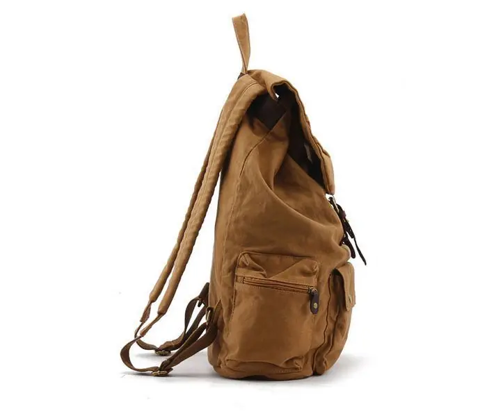 Мужская Женская винтажная холщовая кожаная Хлопковая сумка рюкзак для альпинизма книга рюкзак школьные повседневные Рюкзаки