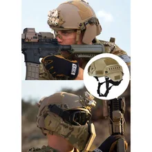 Military Tactical Helmet Airsoft Gear Paintball Head Protector with Night Vision Sport Camera Mount FK88