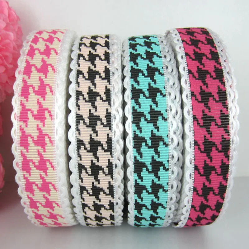 Buy 1Roll 20yards 1" Printed Lace Ribbon Fabric Trim