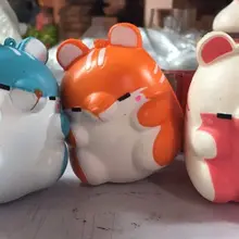1 шт. популярное ненастоящее животное игрушка мягкий милый хомяк форма медленно поднимающийся медленно отскок ребенок мягкие для сжатия игрушки рождественские подарки