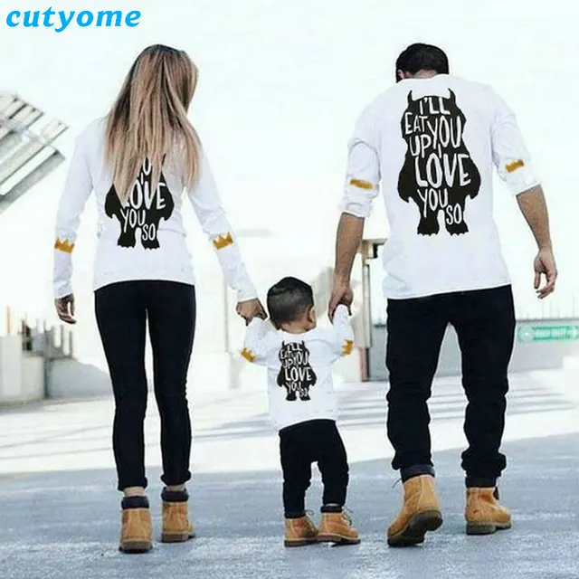 mom and son matching shirts