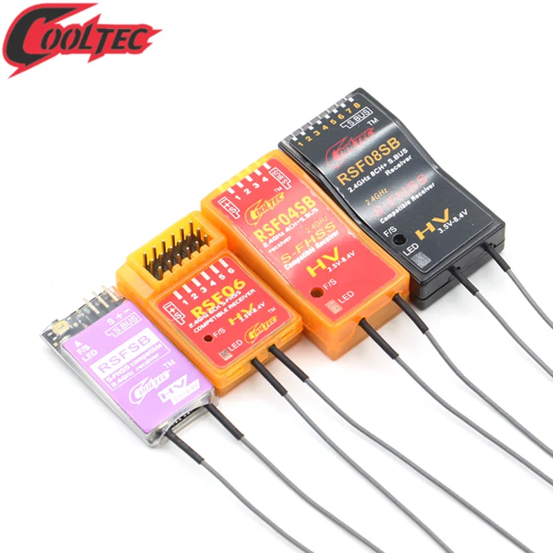 

CoolTech RSF08SB 04SB 4CH 8CH S-FHSS SBUS Compatible Receiver for Futaba 10J 8J 6J 4GRS 4PX 18SZ Fixed wing/gliders/Car/Boat