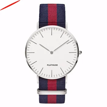 

2019 Fashion Casual Quartz Watches Multicolor Nylon strap watches Simple Designer Women Men Clock Orologio reloj hombre clock