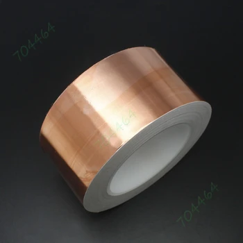 

1pcs 60mm x 33M (108 feet) Guitar EMI Shielding Single Adhesive Conductive Copper Foil Tape
