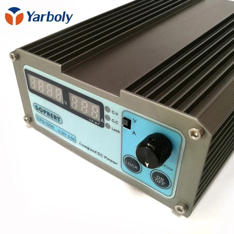 

GOPHERT CPS-3205 0-32V 0-5A Portable Adjustable DC Power Supply 110V/220V CPS-3205II Upgrade Version