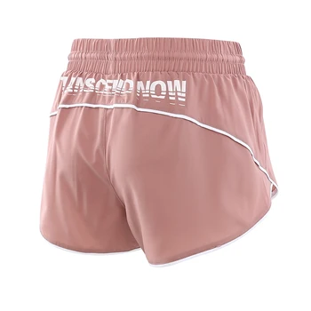 Women 2 In 1 Running Shorts Elastic Waist Running Tight Yoga Short Woman Sports Short White Gym Fitness Shorts Sportswear 6