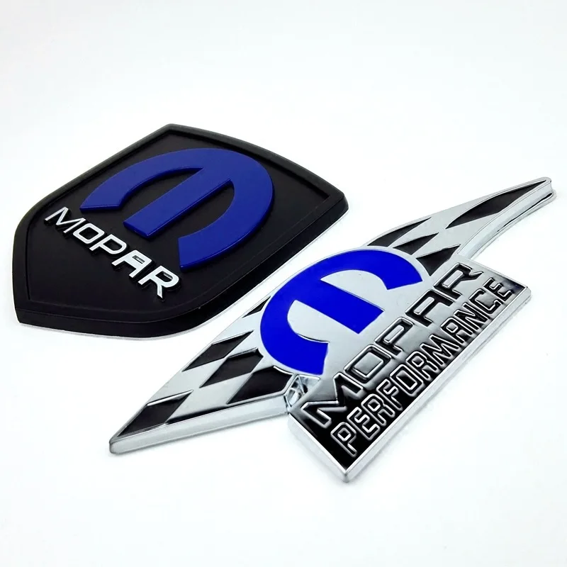  Cool 3D Auto Sticker -Metal Mopar Badge- Die Cut Sticker for Jeep Cherokee Wrangler Dodge Ram Cruis