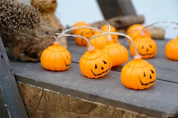 

Halloween Pumpkin String Light 2M 20 LED Fairy Lighting for Holiday Decorations