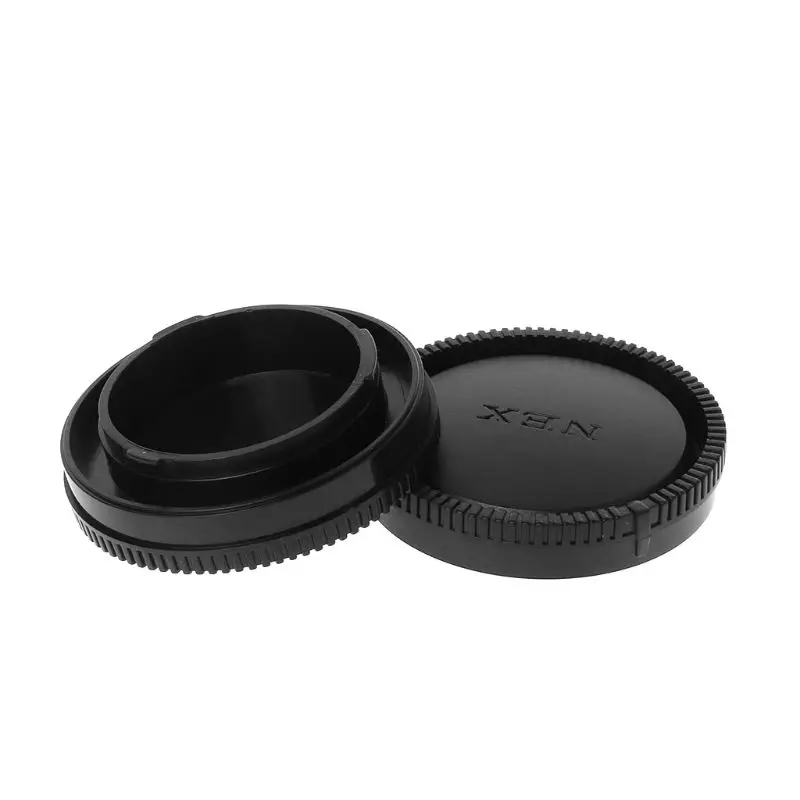 

Rear Lens Body Cap Camera Cover Anti-dust 60mm E-Mount Protection Plastic Black for Sony A9 NEX7 NEX5 A7 A7II
