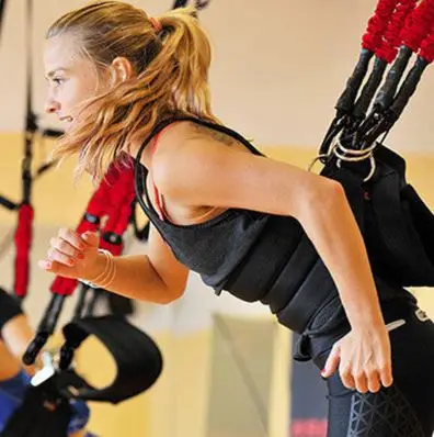 

Bungee Fly Workout Trainer Pilates Suspension Elastic Sling Practice Pull Rope Cord Resistance Hanging Training Straps