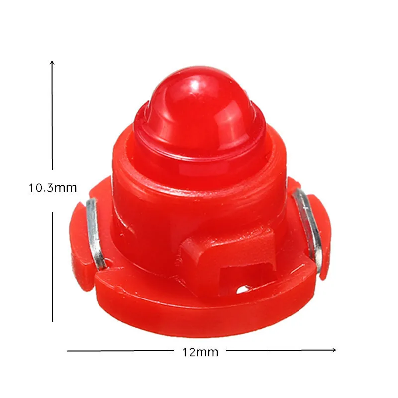 YSY 1000 шт. T4.7 COB 1 SMD 12В приборной панели обмотки лампочки Предупреждение индикаторная лампочка лампа приборной панели Белый красные, синие зеленый 12 V