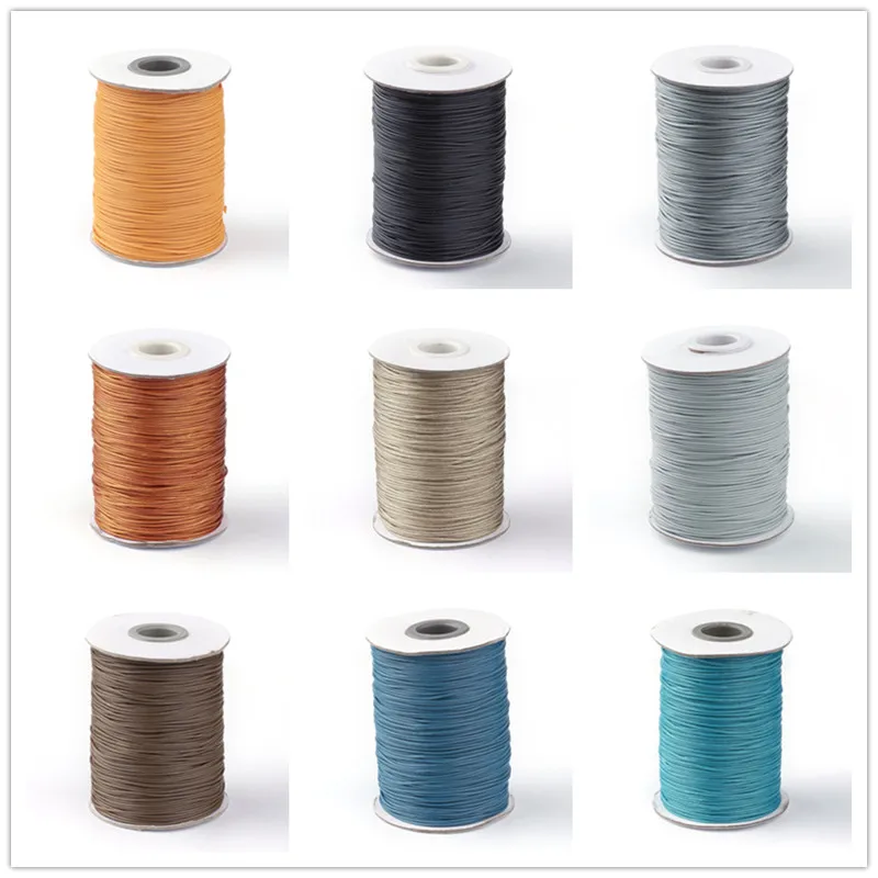 

Pandahall Approx 88yards/roll 1.0mm Blue-Color Series Korean Waxed Polyester Cord Beading String Bracelet Necklace AccessoriesF8