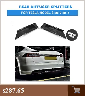 Rear Spoiler For Tesla Model S Sedan 4-Door 2012 - 2019 Rear Trunk Boot Spoiler Wing Trim Sticker Carbon Fiber FRP Matte Gloss car hood