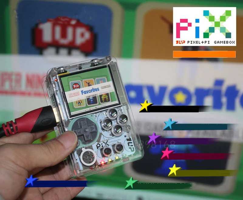 Pocket Mini Arcade Game 2 Inch Hd Ips Lcd Raspberry Pi 3 Console