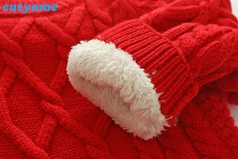 Kids Boys Girls Sweater Autumn Warm Fleece Cardigans Clothing For Children Pullover Toddler Jumper Winter Clothes Girl Sweaters (10)