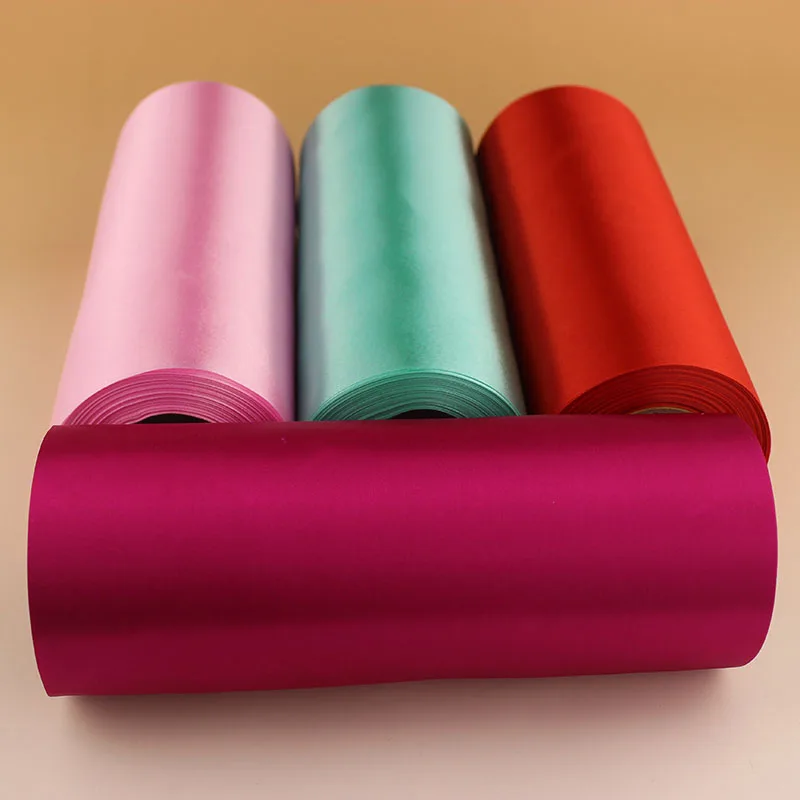 

20cm Satin Ribbon 20meters Wedding Party /House Store/ Shopping Mall/ Christmas Chair Cover Sash Festivel Decoration