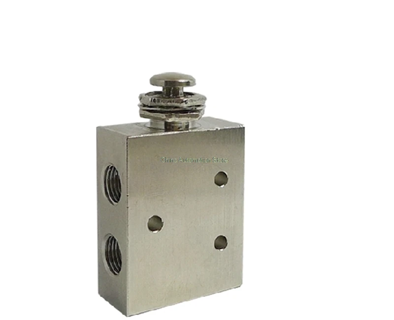 

Pneumatic 2 Position 3 Way Spring Return Button Air Valve TAC2-41P
