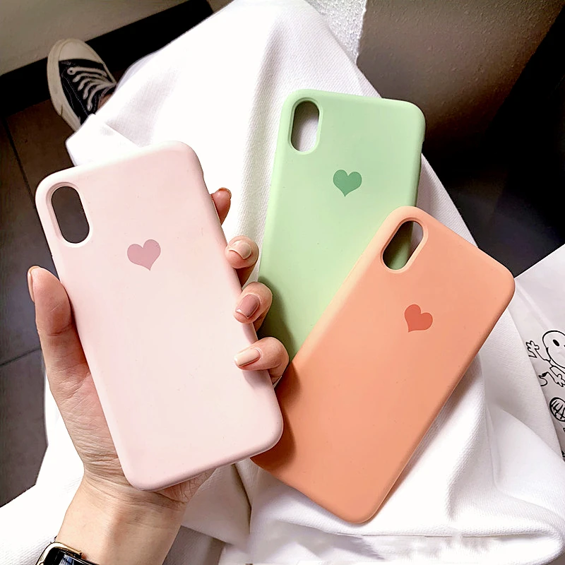 

Solid Color Liquid Soft Silicone Phone Case For iPhone XS Max Case X XR 6 6S 7 8 Plus Lovely Candy Color Shockproof Phone Cover