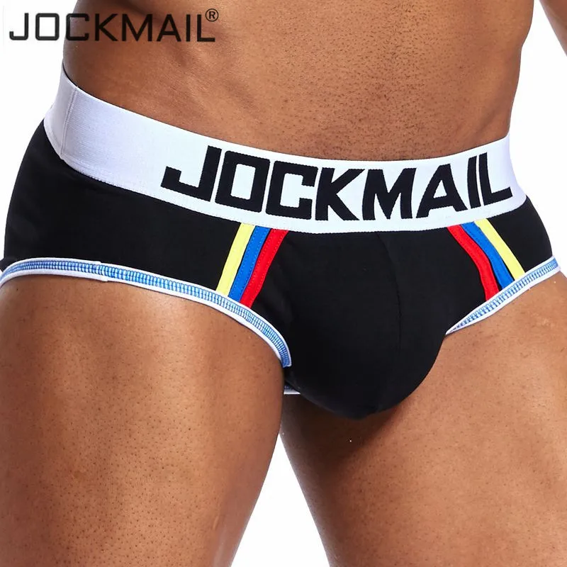 Трусы брифы JOCKMAIL мужские с мешочком для пениса пикантное нижнее белье трусы из