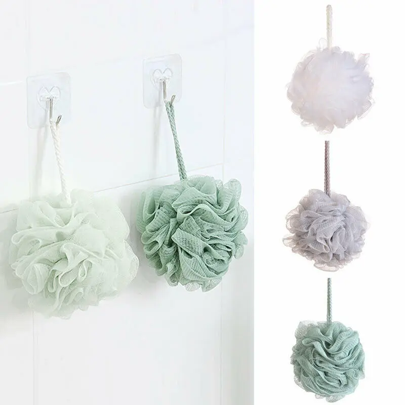 

Large Comfortable Scrubber Sponge Flower Body Brush Easy Hanging Easy To Rich Foam Bath Shower Mesh Ball
