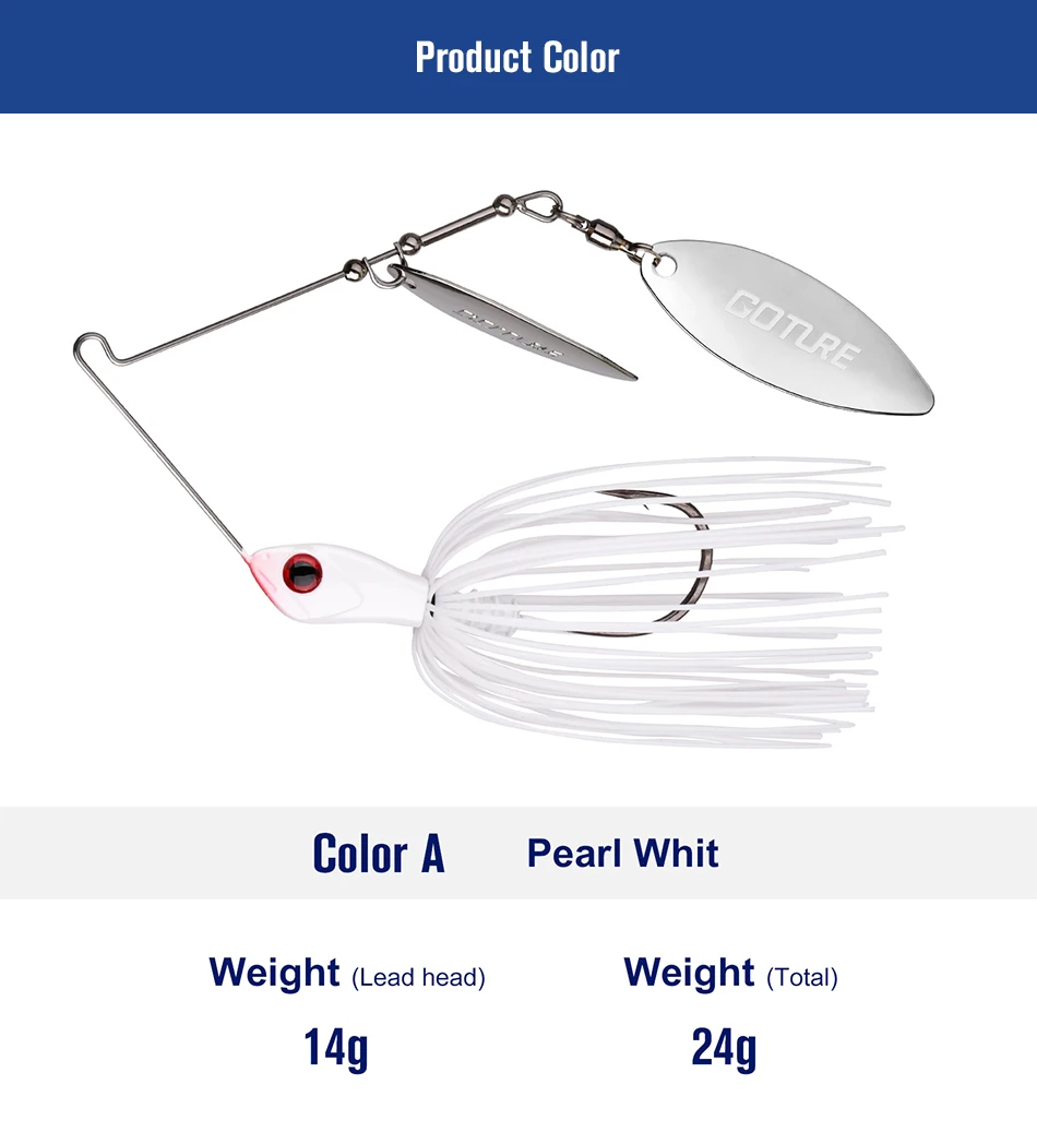 spinnerbait fishing lure buzzbait (7)