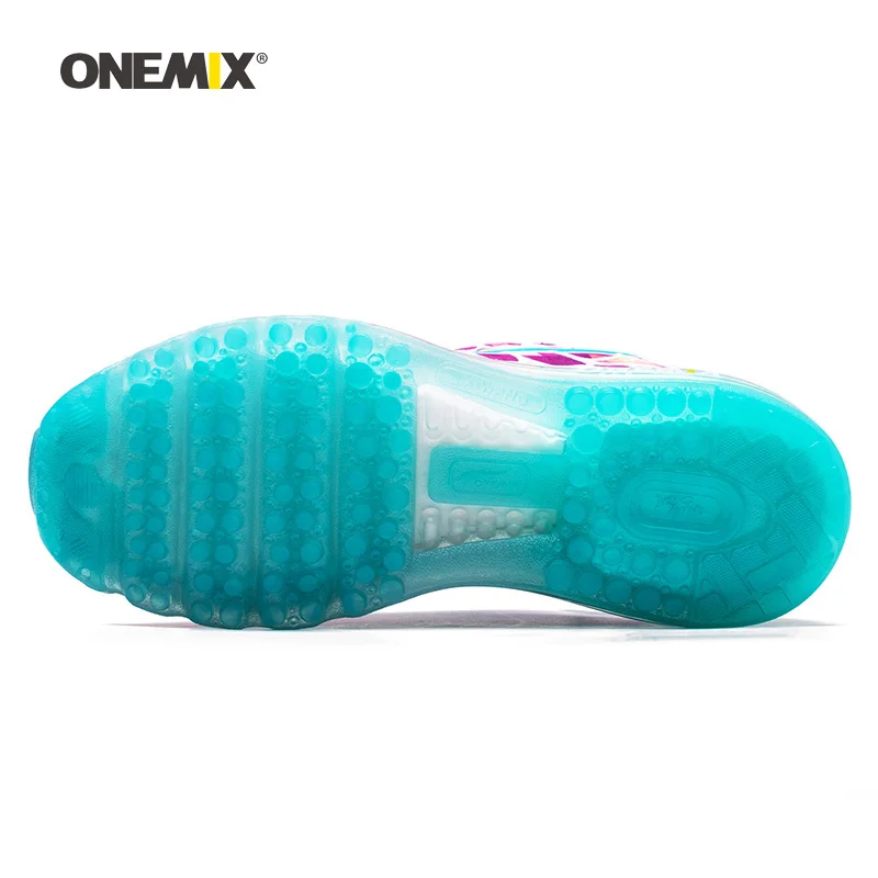 Женские кроссовки для бега ONEMIX разноцветные с подушкой Max спортзала прогулок на