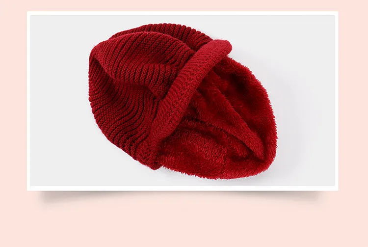 2018 Autumn And Winter New Cap Fashion Knit Shade Octagonal Beret Wild Art Painter Hat Soild Color ACI71 (7)