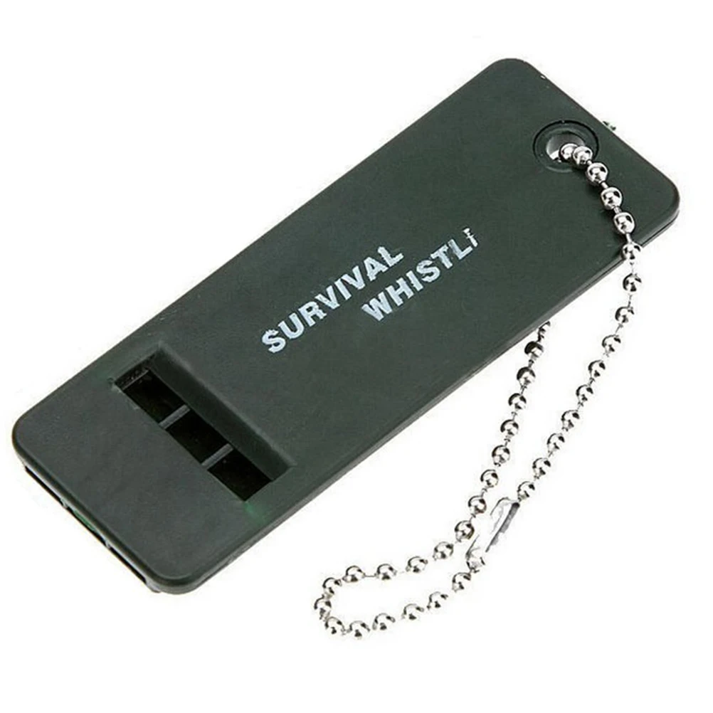 Buy 1 PCS Plastic Outdoor Survival Whistle 3 Frequency