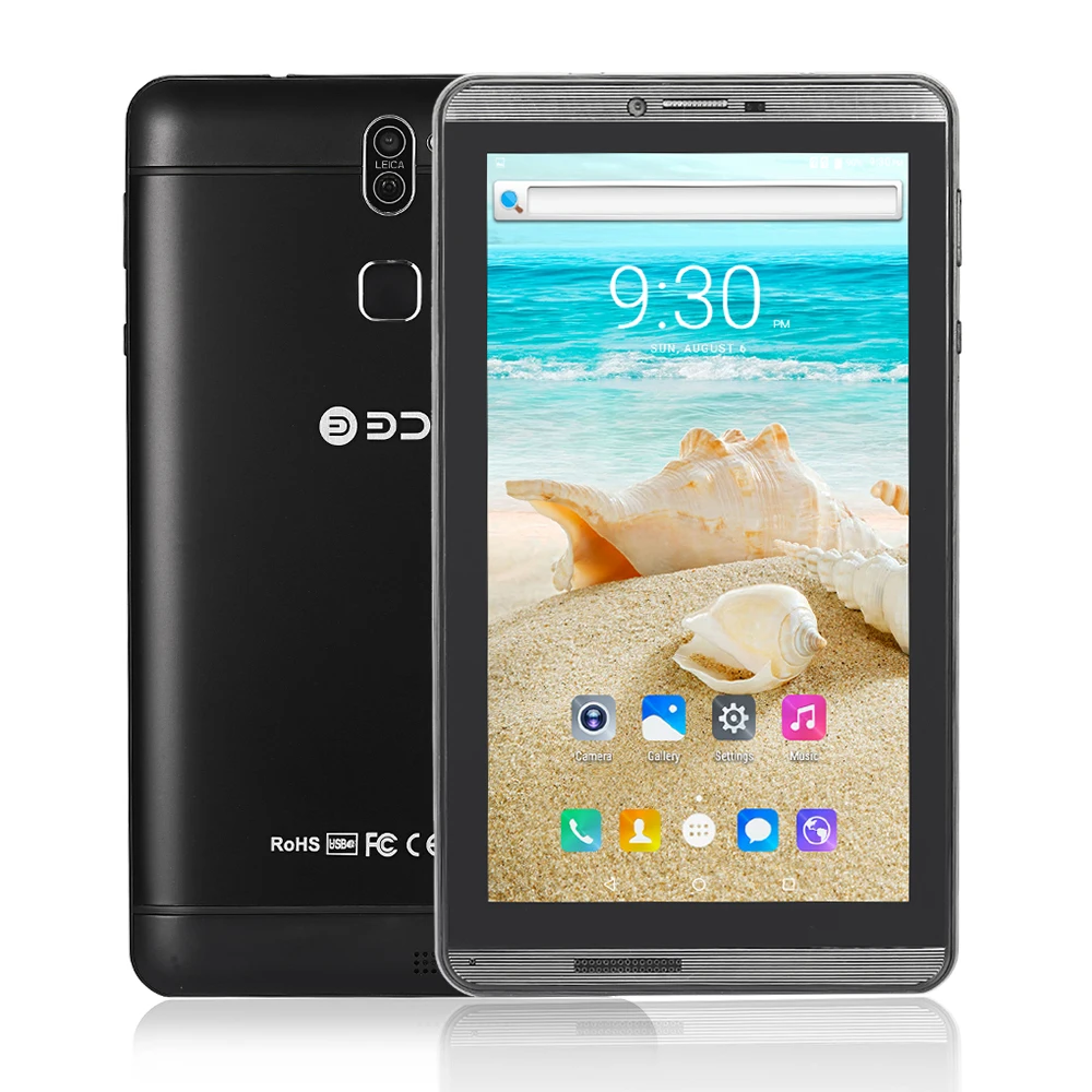 7,0 дюймовый планшетный ПК 16 Гб 3g телефонный звонок Android 6,0 четырехъядерный до 1,3 ГГц две sim-карты WiFi OTG Bluetooth (серебристый)