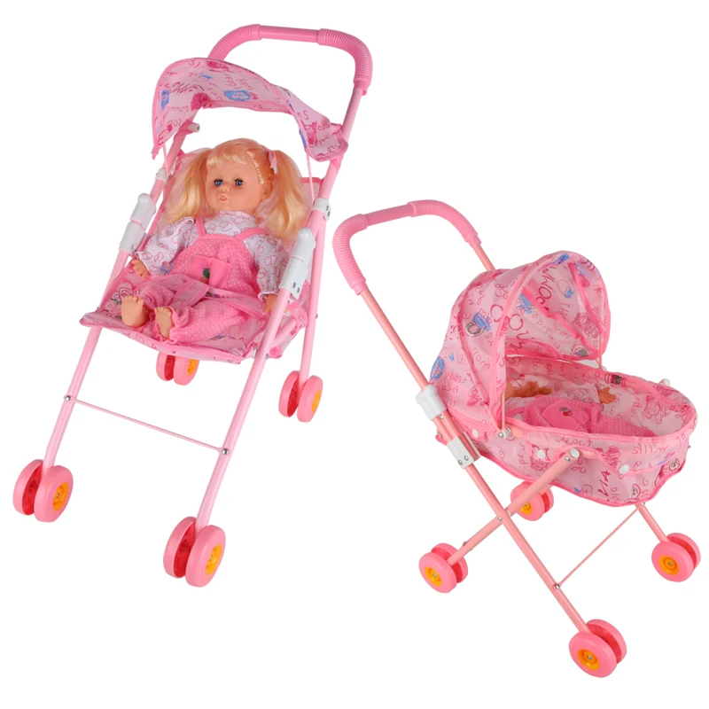 kid connection baby doll stroller set