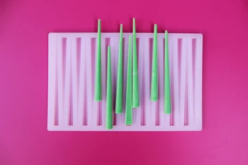 

Needle stab chocolate birthday cake plug-in decoration mold
