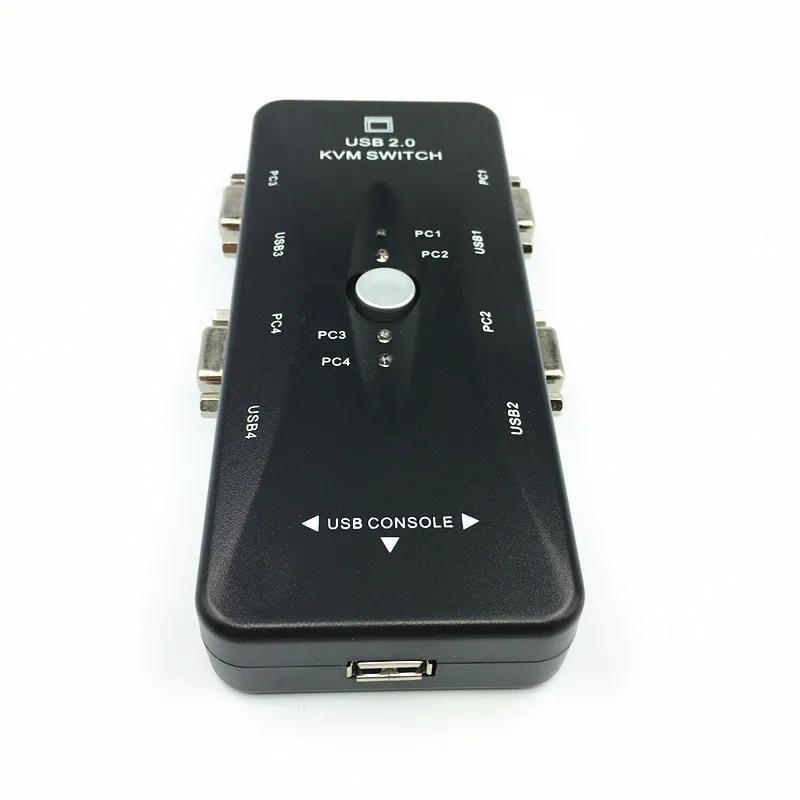 4 порта KVM переключатель компьютер разветвитель концентратор 1920X1440 sup порт принтер клавиатура мышь монитор