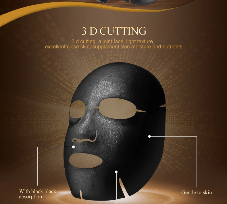 OEDO бамбуковая угольная черная маска Очищающая от угрей удаление Глубокая чистка для акне шрамы пятна морщины маска