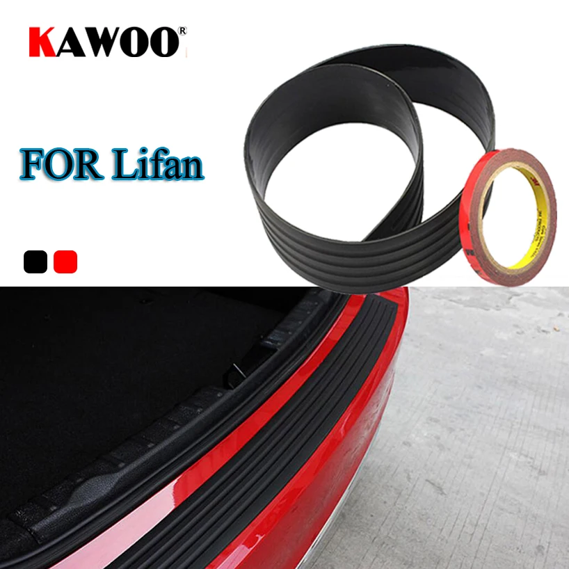 Резиновый задний бампер KAWOO для LIFAN 520 320 330 530 630 720 620 X50 X60 защитная Накладка на порог