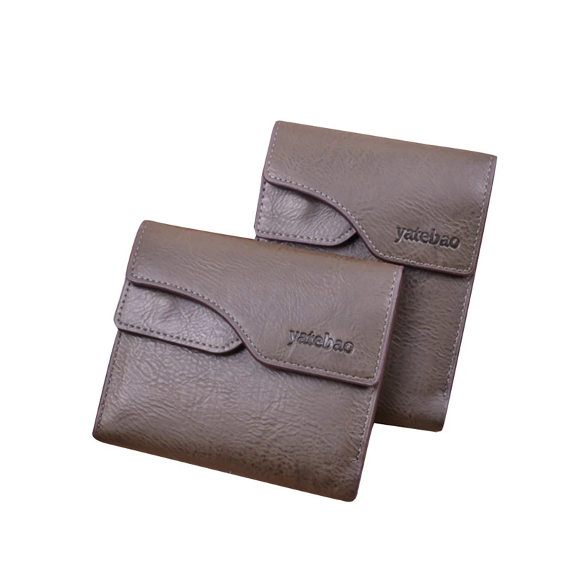 

Aelicy Men's Multi-function Short Wallet Slim Small Card Holder Wallet Wallet Horizontal and Vertical Style Folding Wallet
