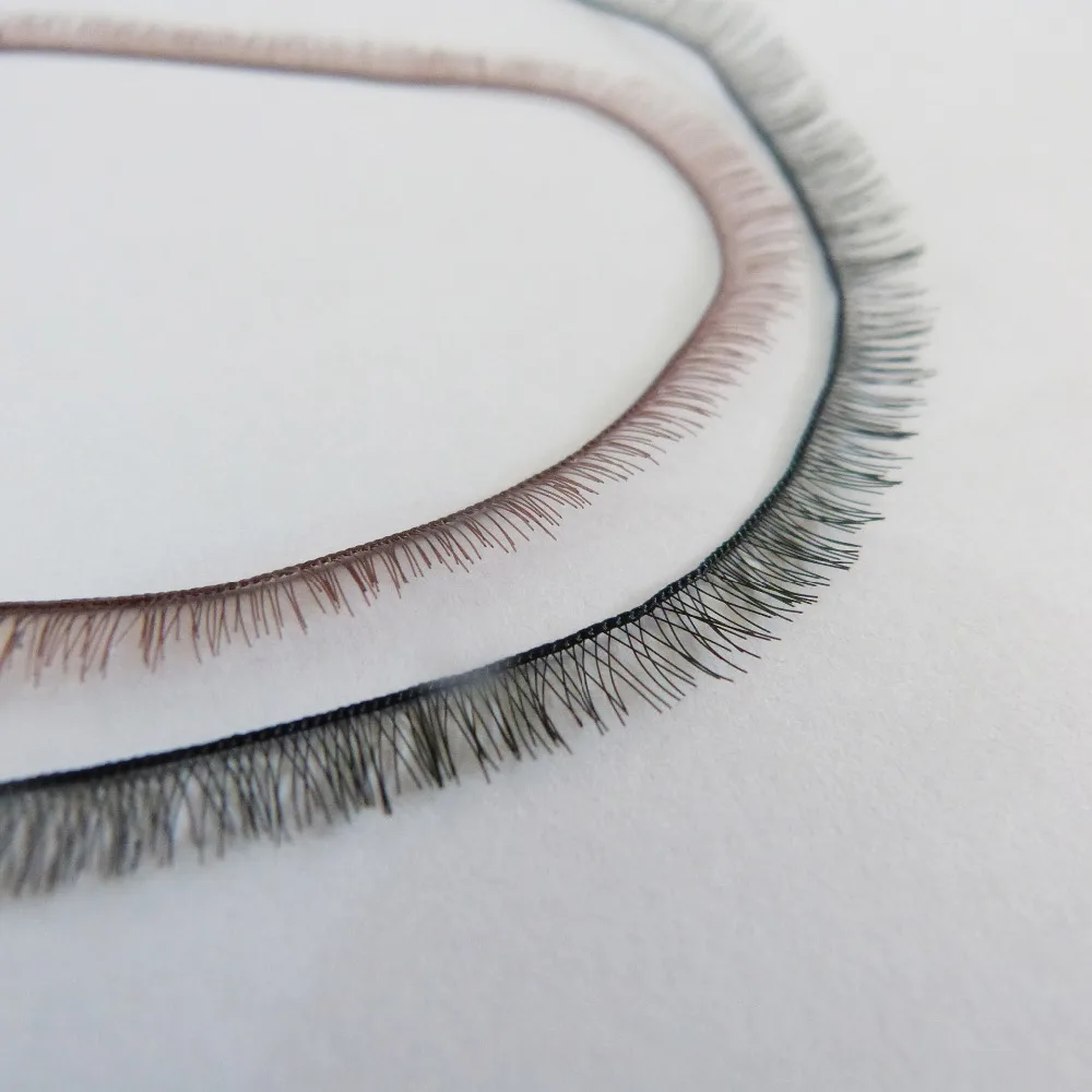 

20pcs/lot 20x5mm/20x8mm black/coffee color toy eyelash for toy eyes finding--color option