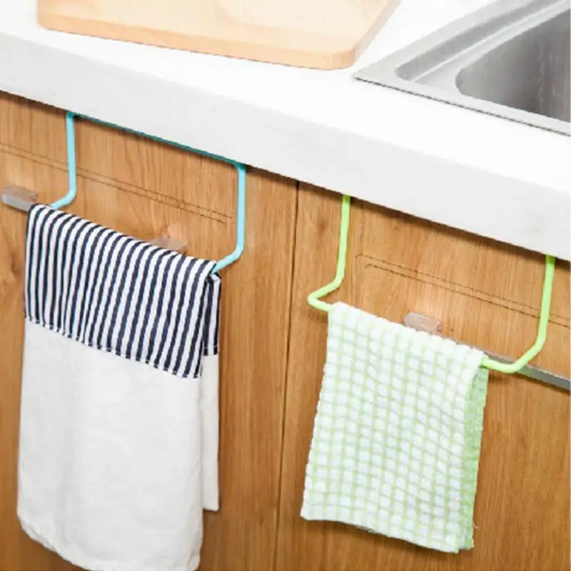 

Towel Rack Hanging Holder Organizer Bathroom Kitchen Cabinet Cupboard Holder